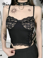 Mall Gothic Lace Suspender Top