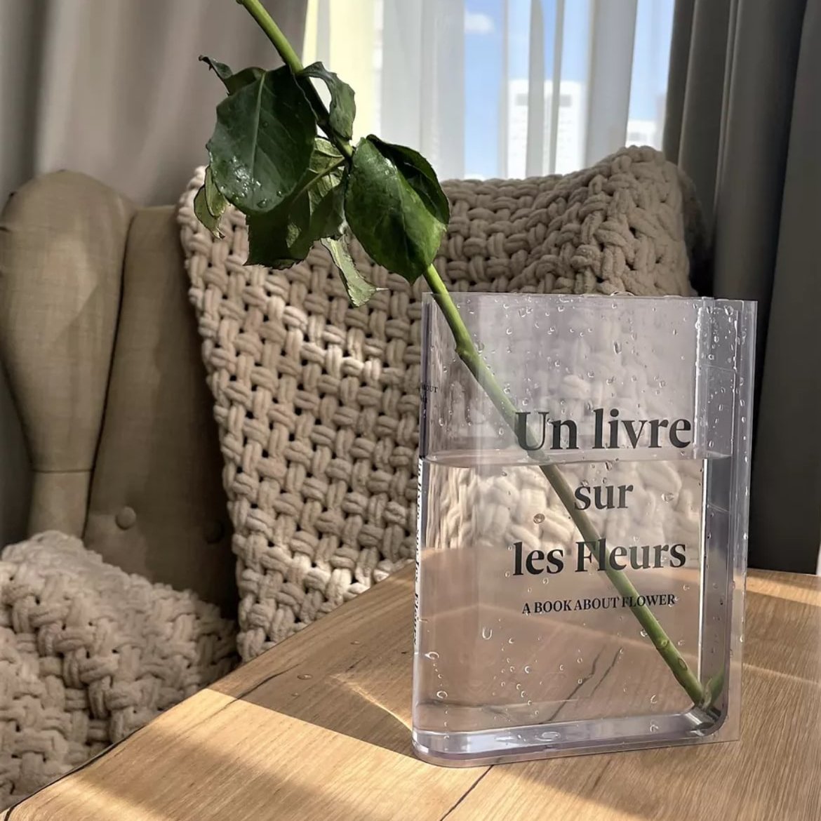 Translucent Book Vase