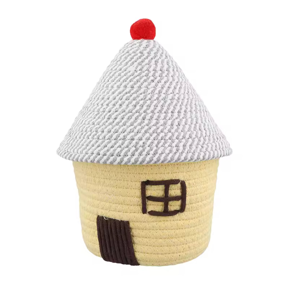 Kawaii House-Shaped Storage Basket