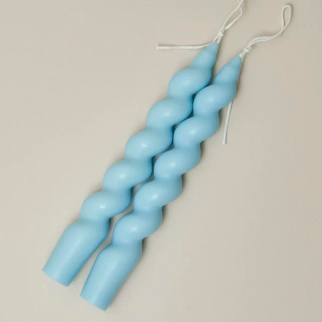 2 pc Spiral Candles