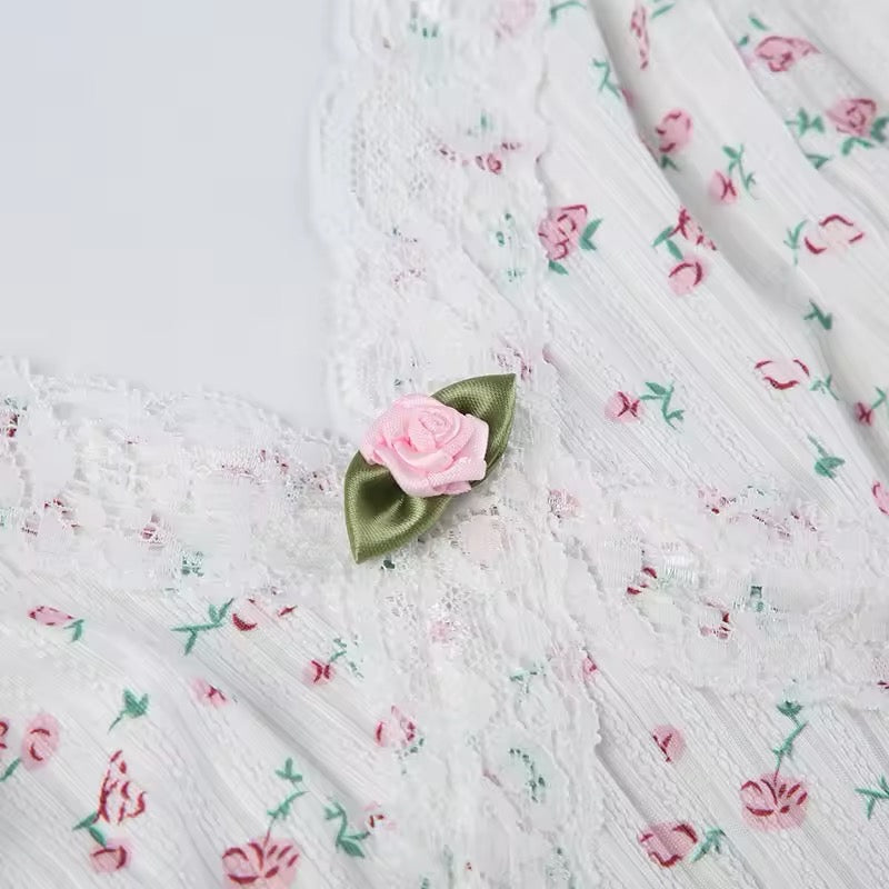 Coquette Floral Lace Bodysuit