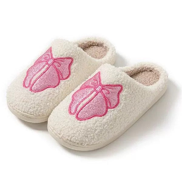 Coquette Bow Slippers