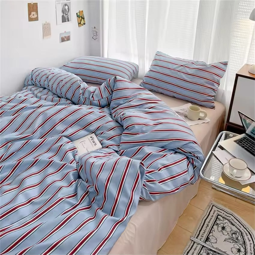 Nordic Stripe Bedding Set