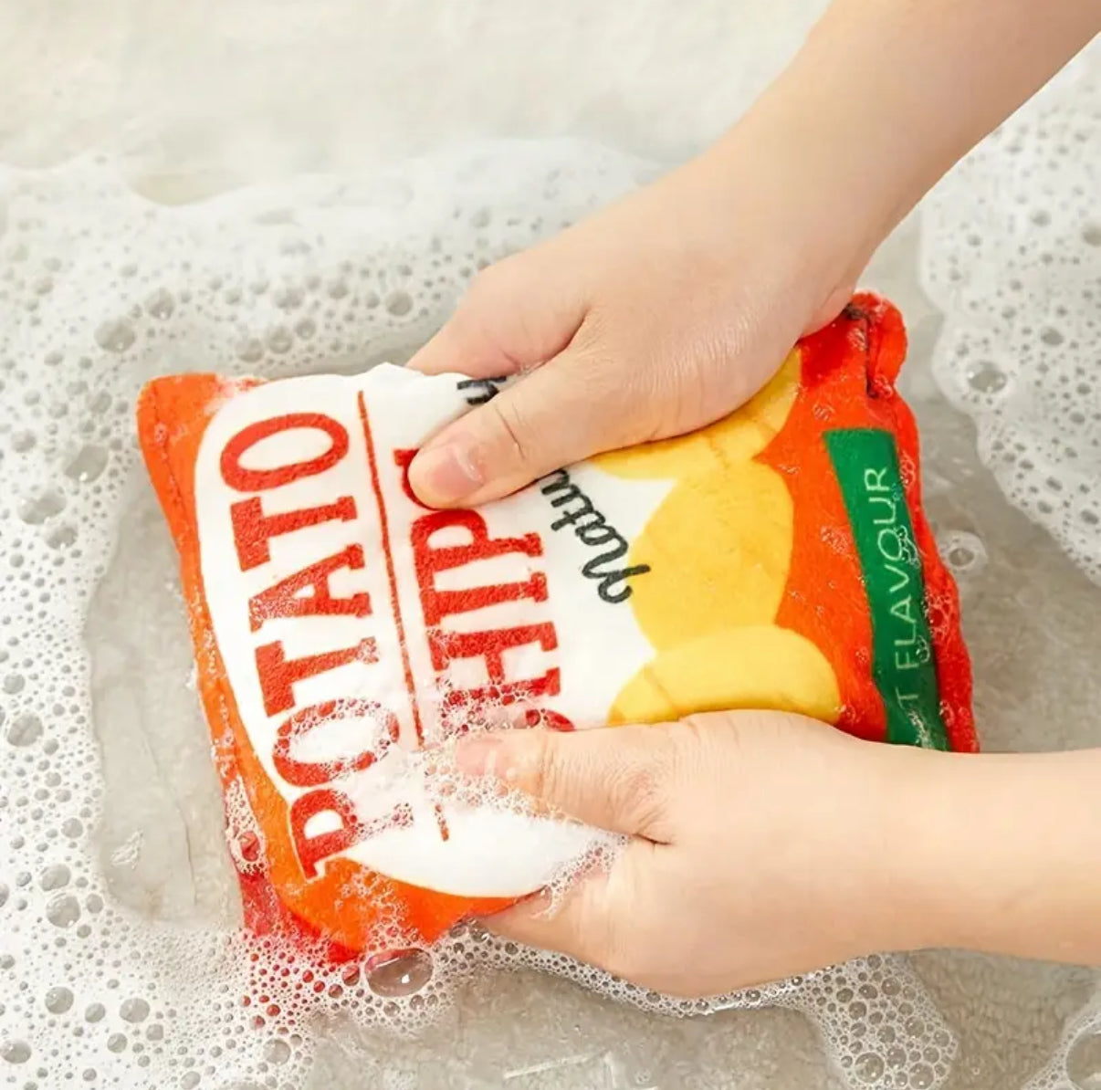 Plush Potato Chips Dog Toy
