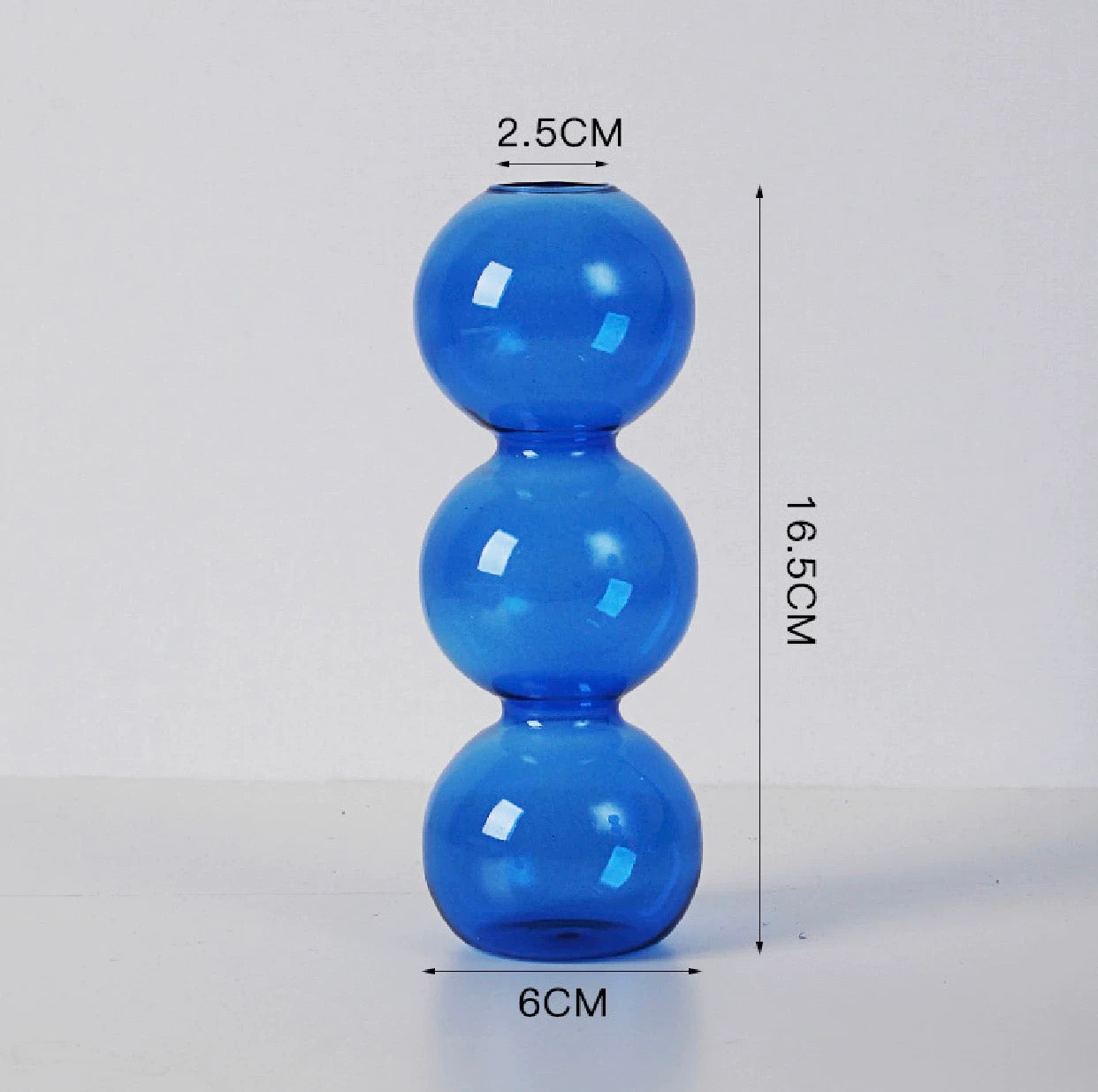 Blue Candle Holder Vase