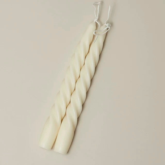 2 pc Spiral Candles