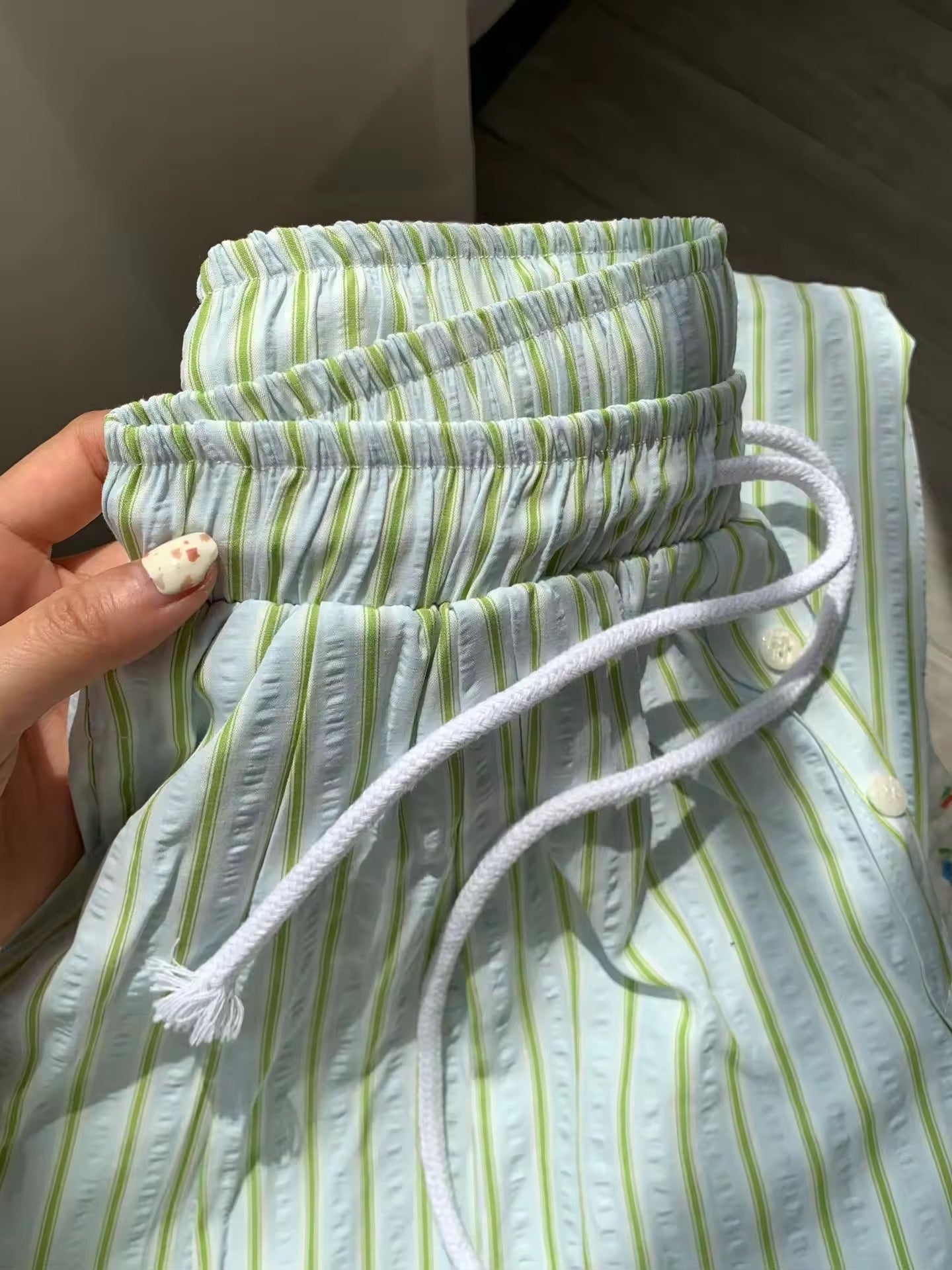 Cute Striped Pajama Pants