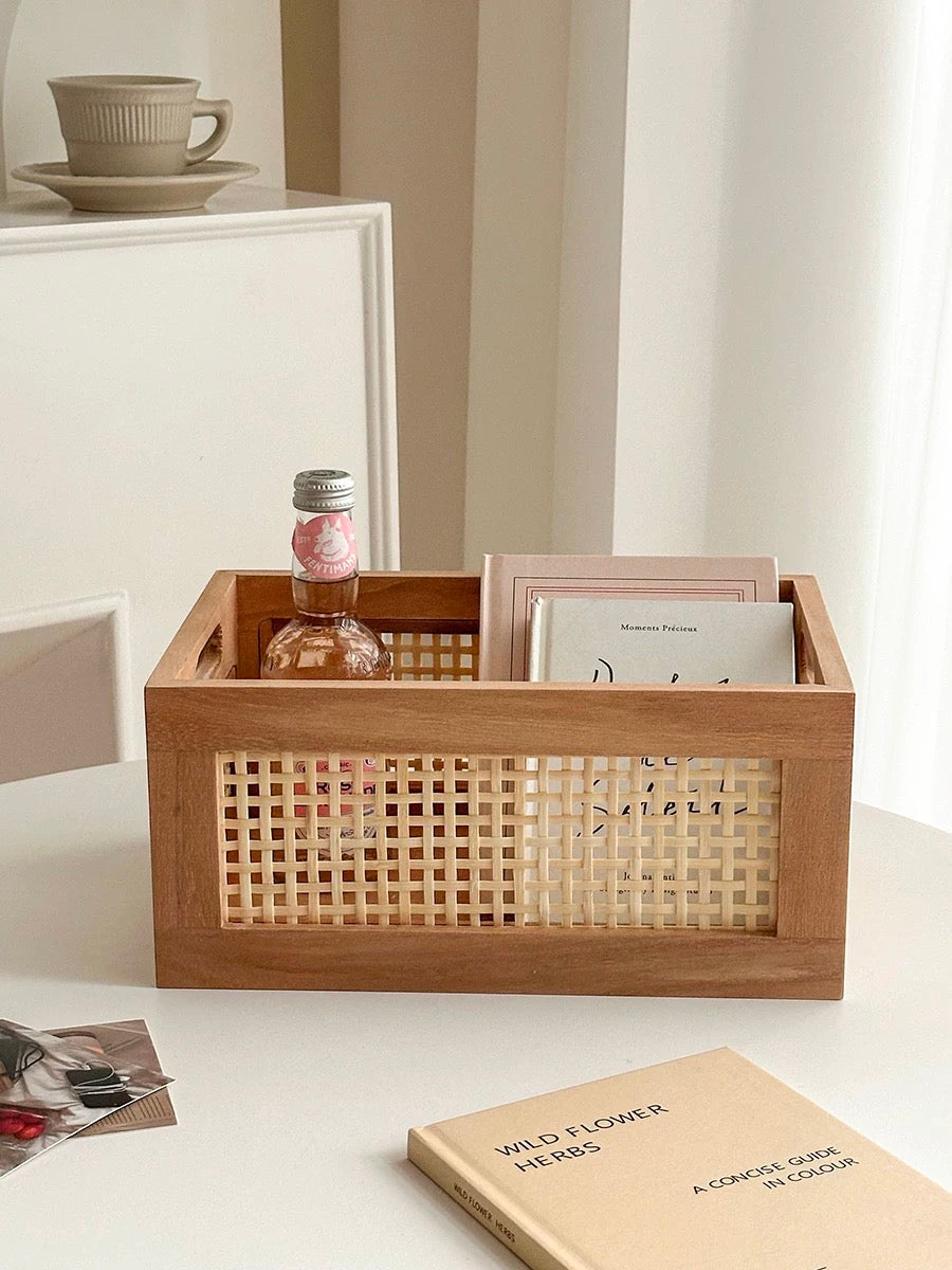 Retro Wood Storage Box
