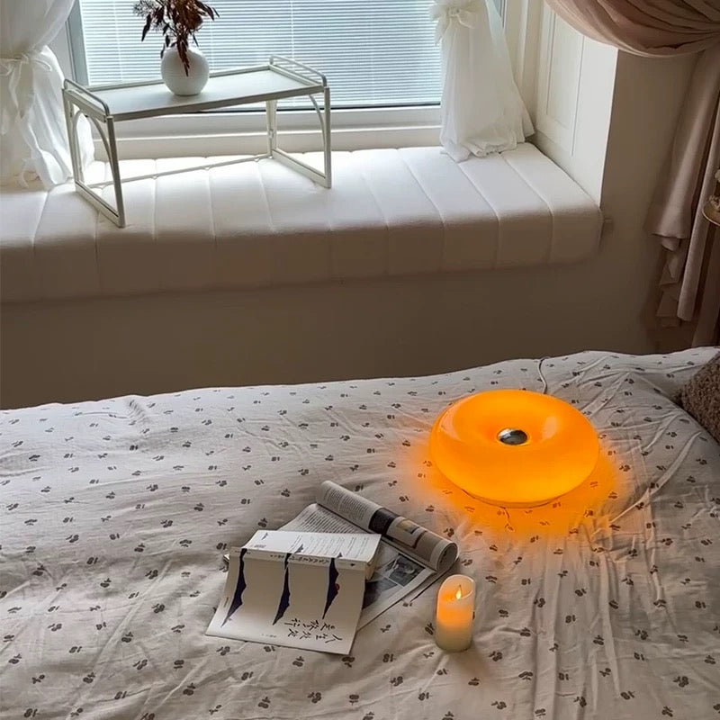 Vintage Donut Bauhaus Lamp