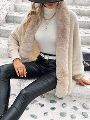 Ophelia Faux Fur Cardigan