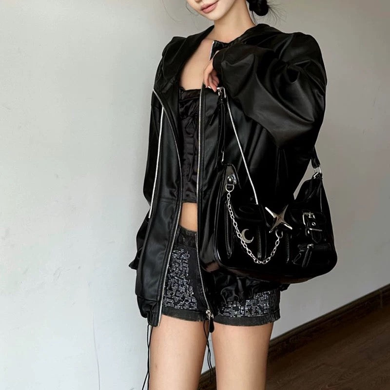 Y2K Gothic Shoulder Bag
