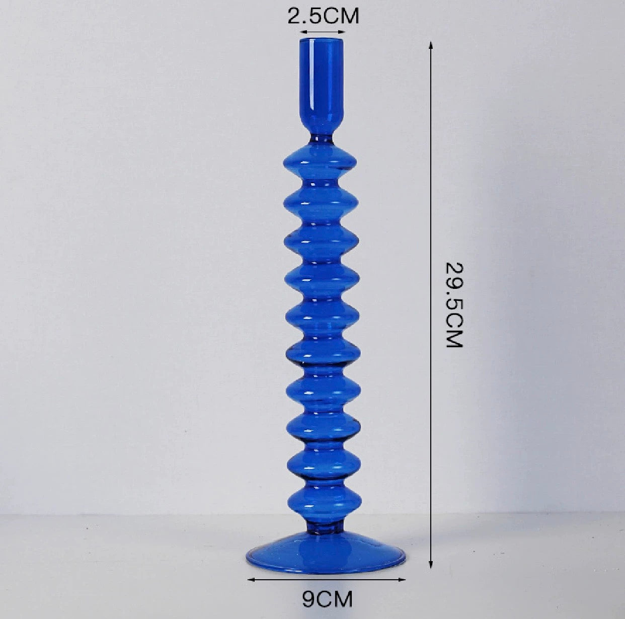 Blue Candle Holder Vase