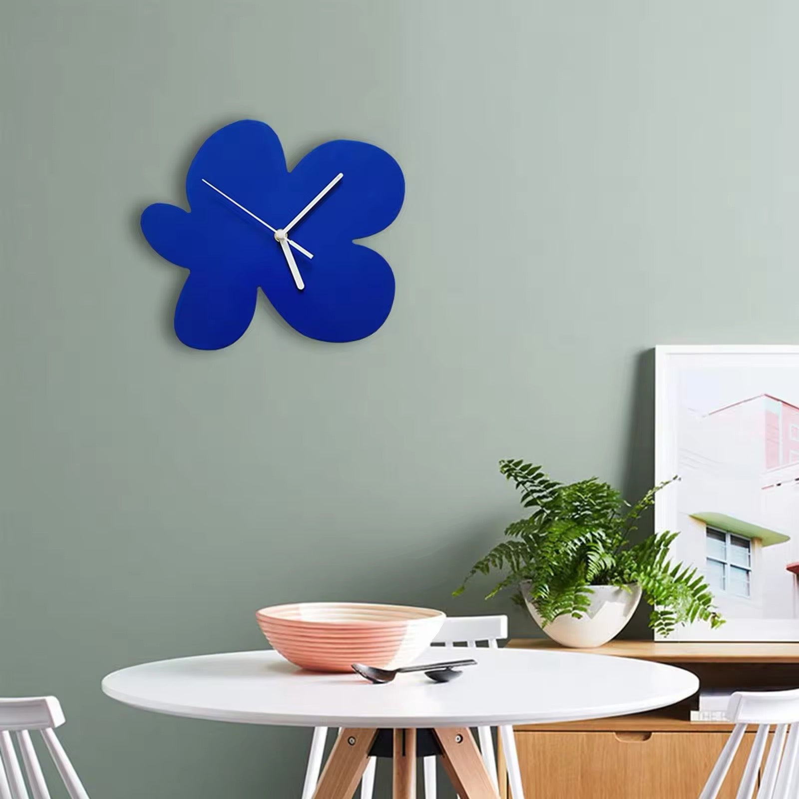 Nordic Wall Flower Clock – Redcit