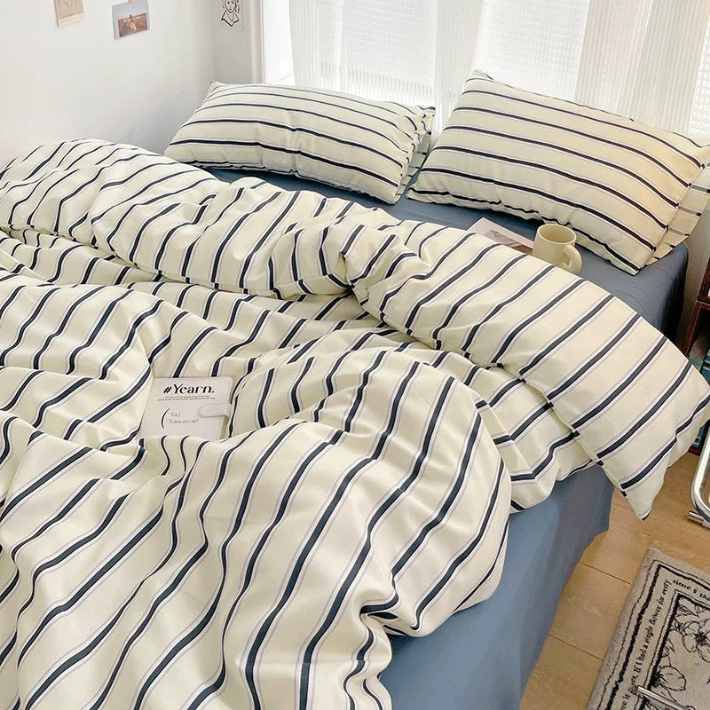 Nordic Stripe Bedding Set