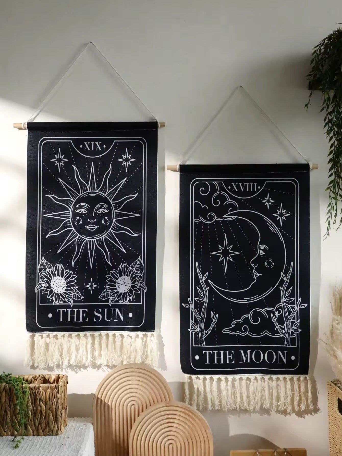 Sun & Moon Tarot Tapestry