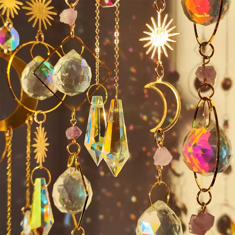 Crystal Moon Suncatcher