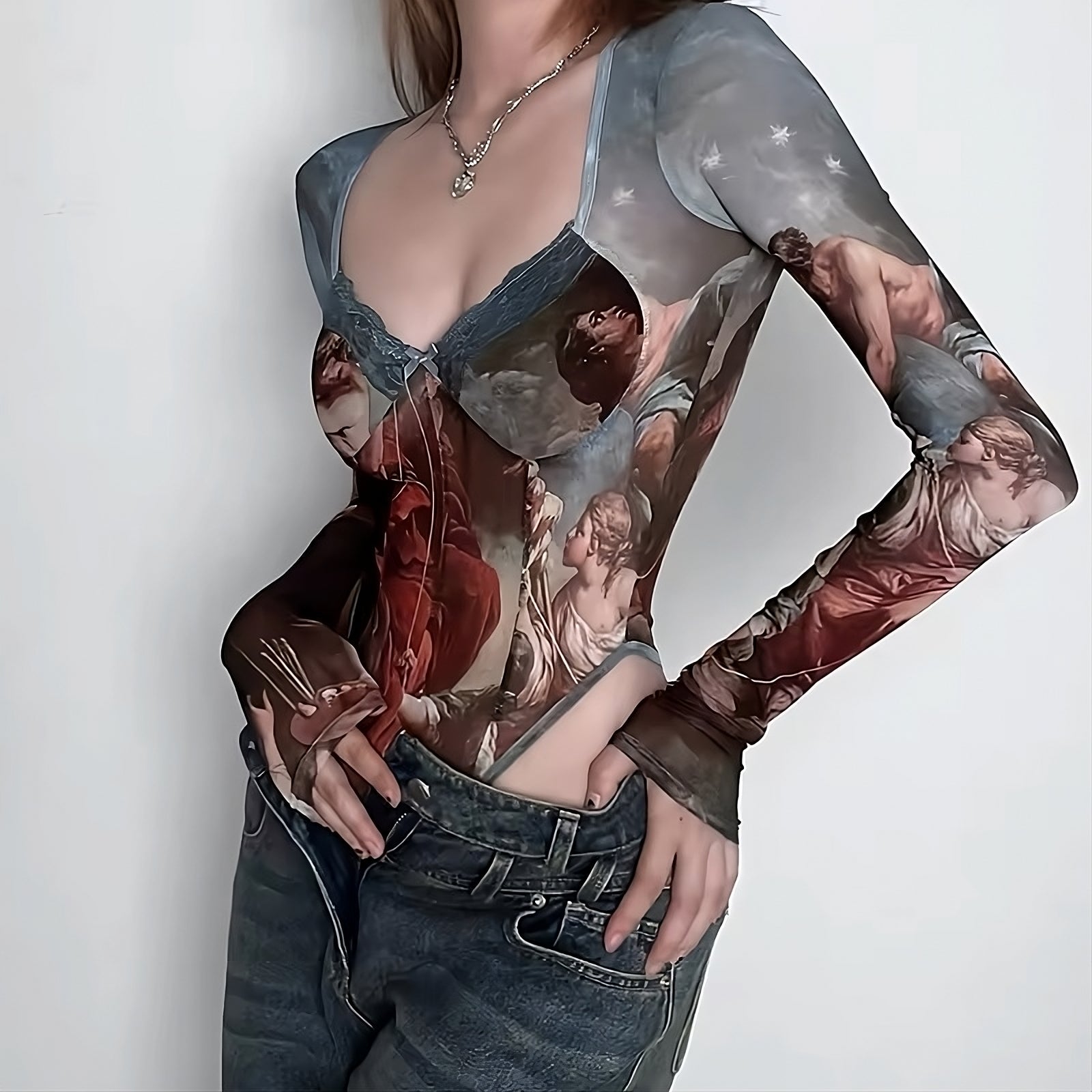 Y2K Aesthetic Bodysuit