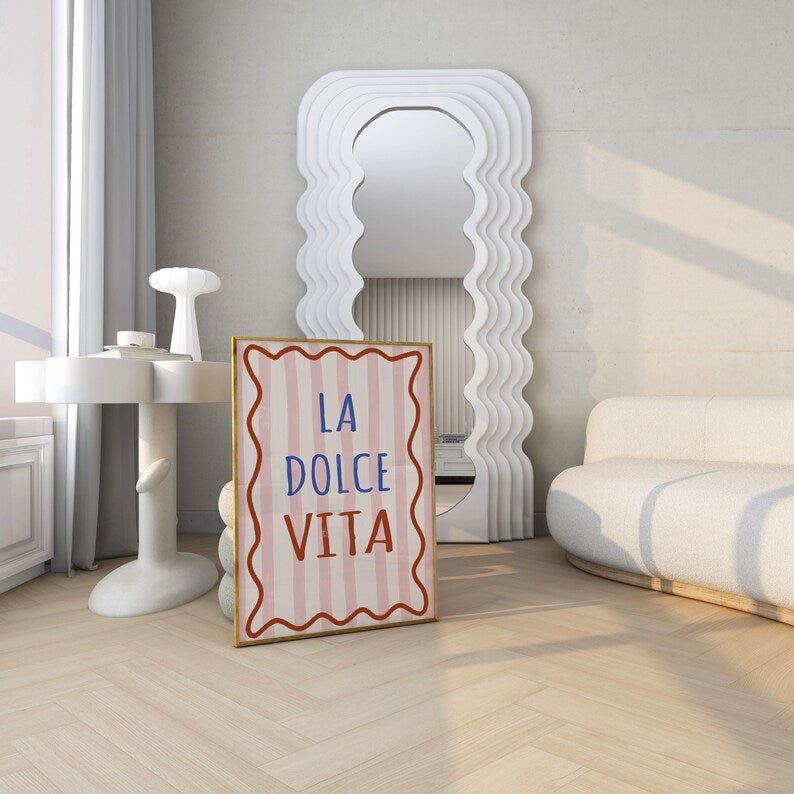 La Dolce Vita Quote Poster