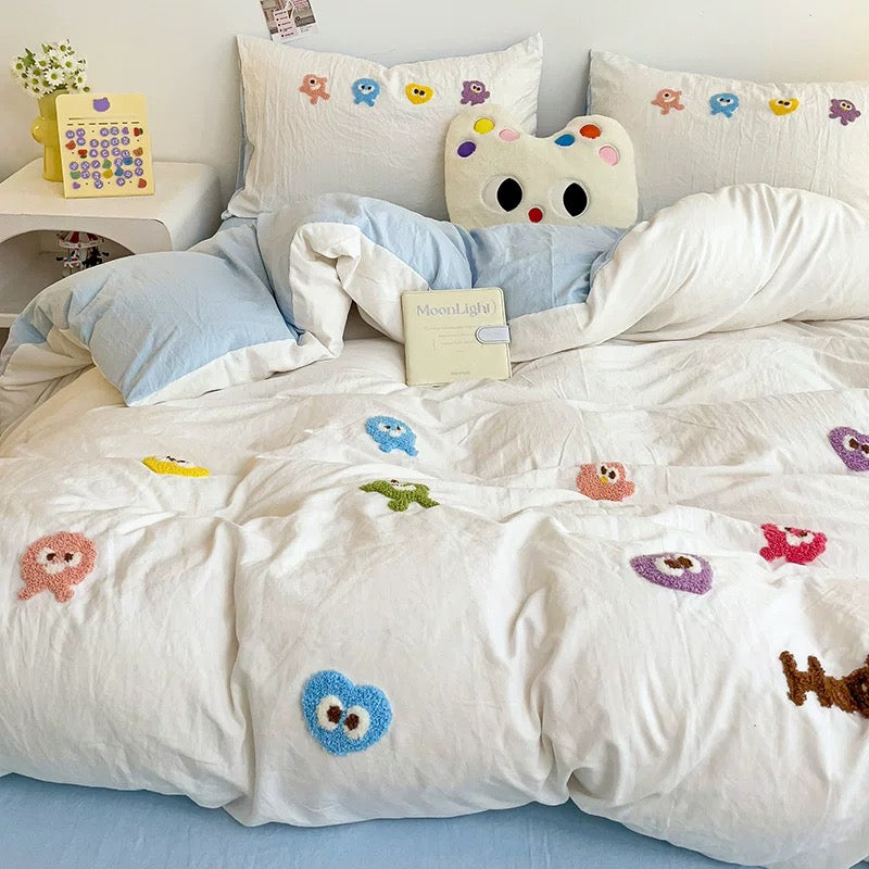 Cute Cartoon Bedding Set