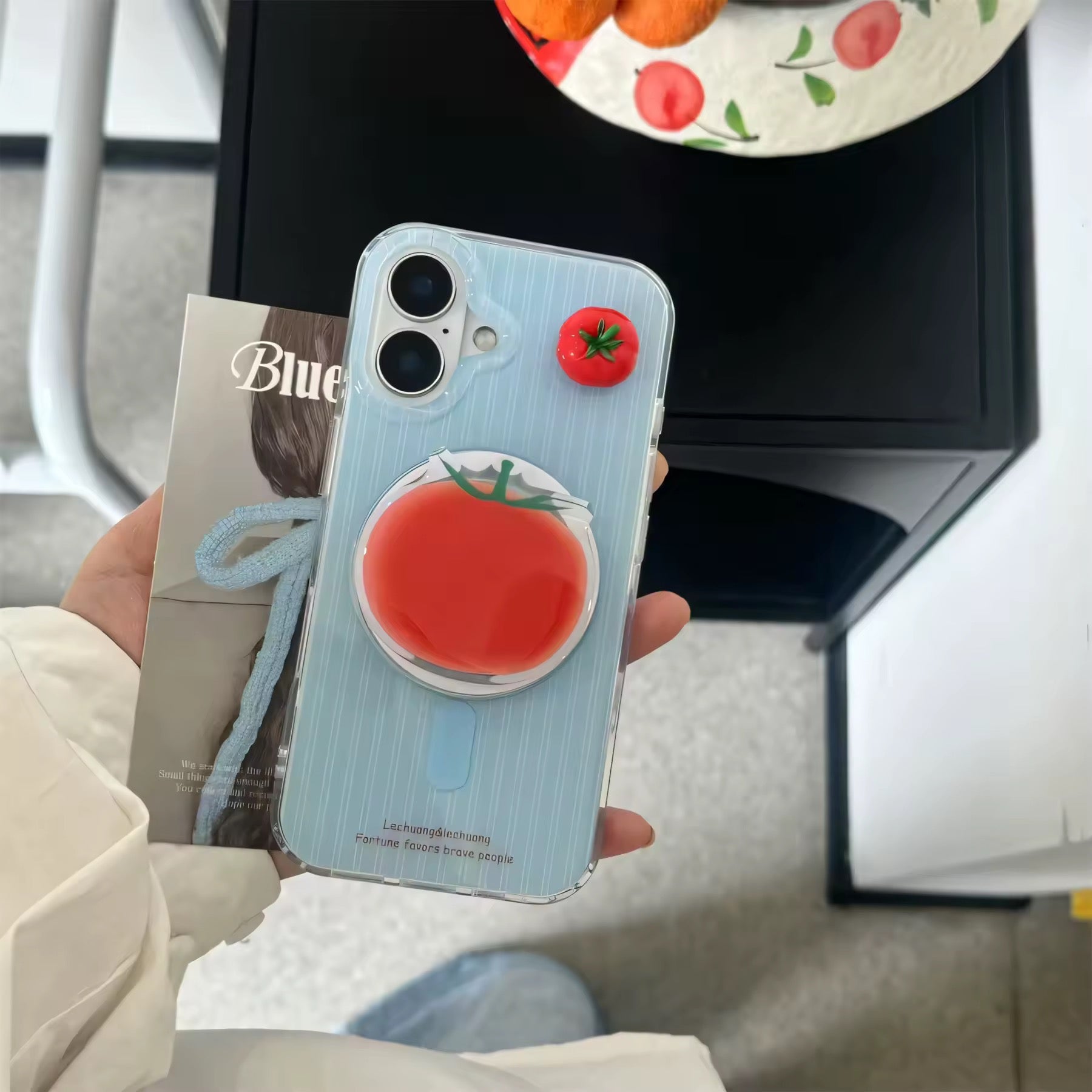 Cute 3D Tomato GripTok