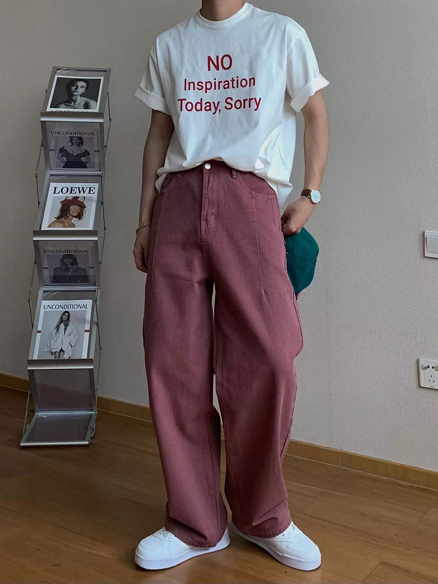 "No Inspiration Today, Sorry" T-Shirt
