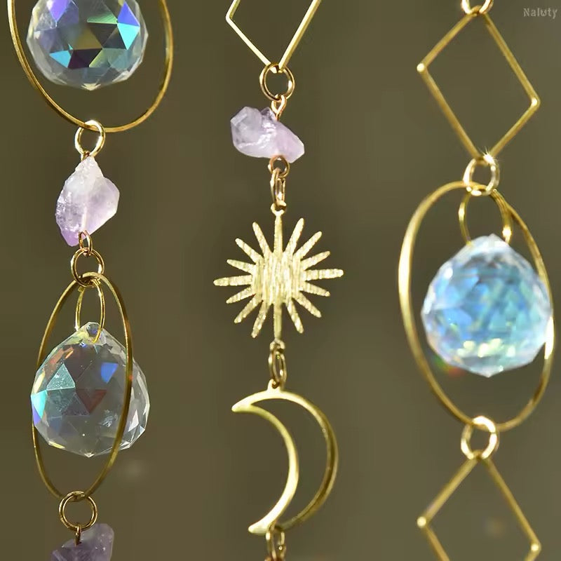 Crystal Moon Suncatcher