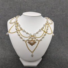 Fairycore Pearl Choker Necklace