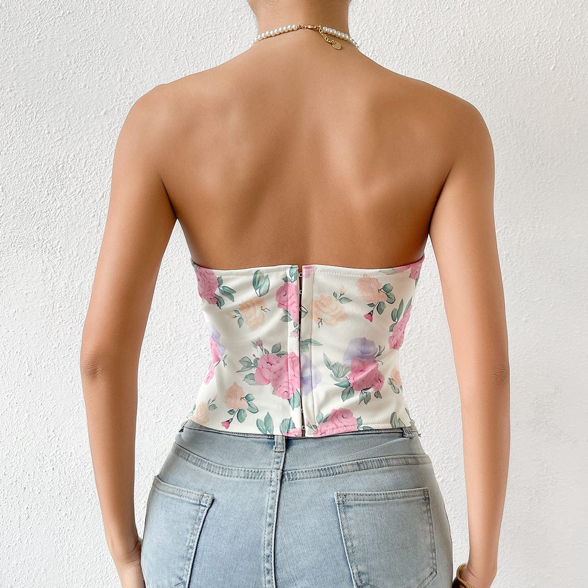 Jessamine Corset Crop Top