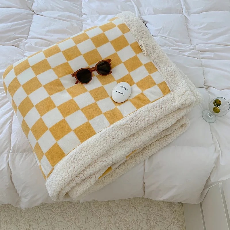 Nordic Checkerboard Blanket