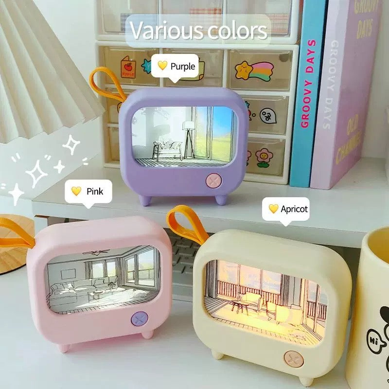 TV Painting Night Light