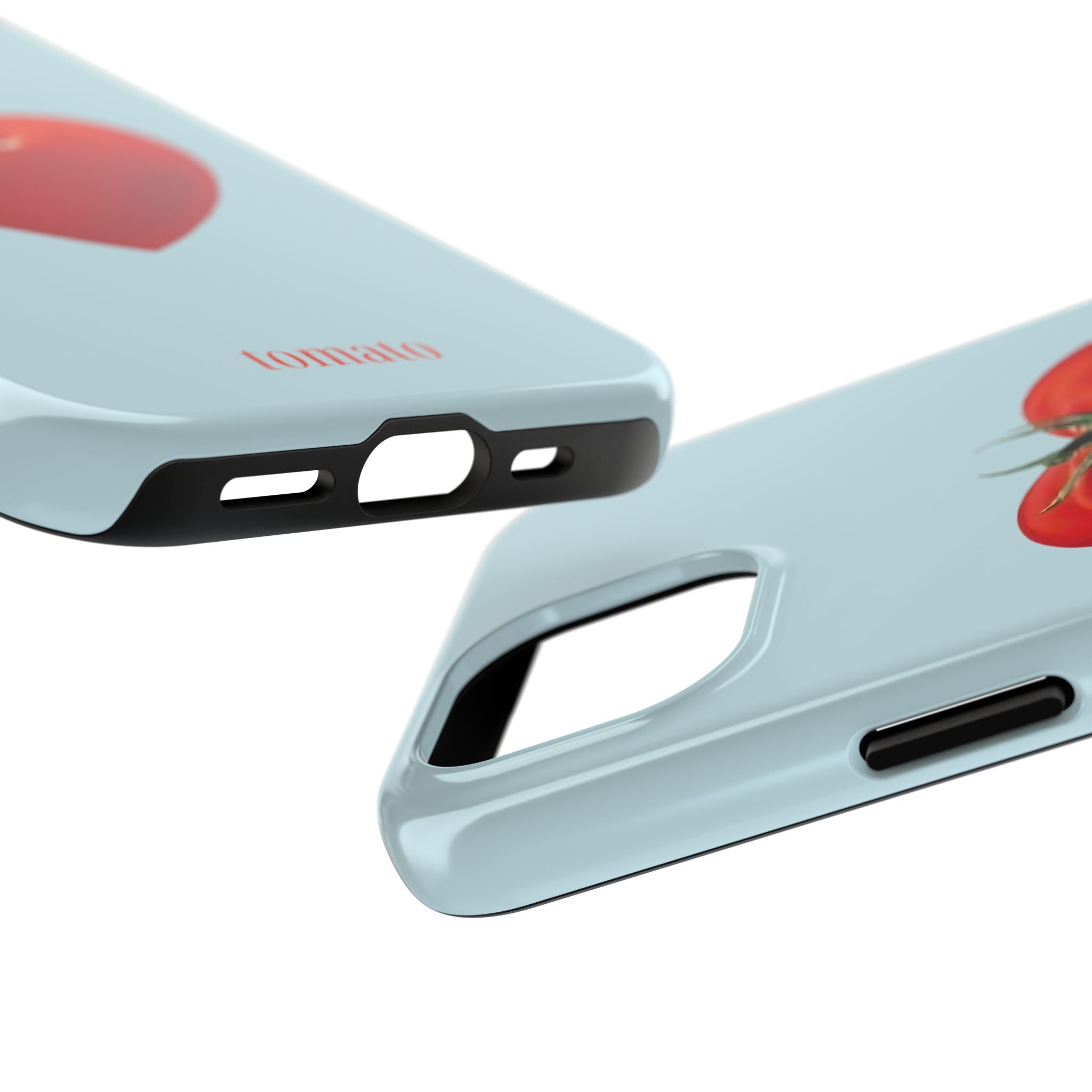 Blue Tomato Heart iPhone Case