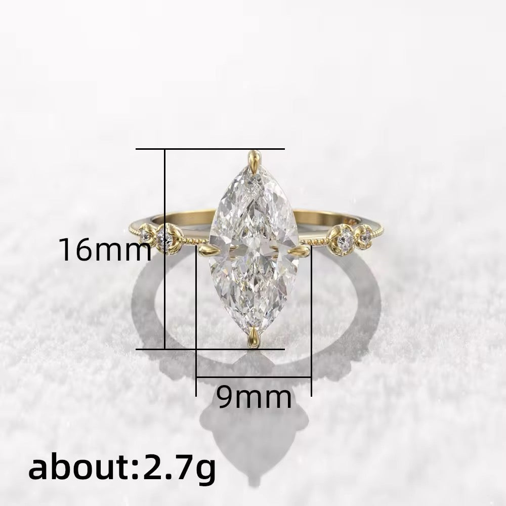 Aesthetic Crystal Ring