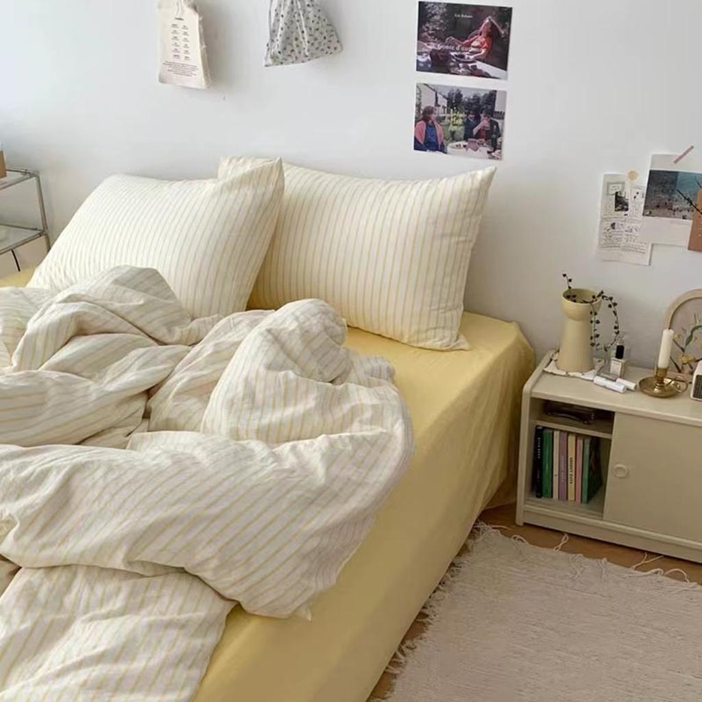 Coastal Stripes Duvet Cover - Yellow