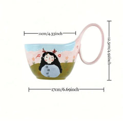 2 pcs Set Ceramic Coffee Mugs