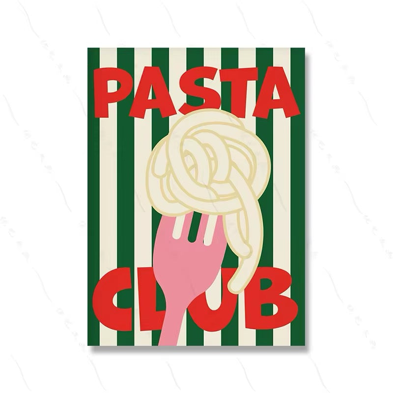 Colorful Food Poster