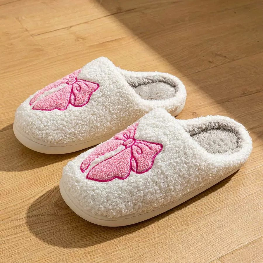Coquette Bow Slippers
