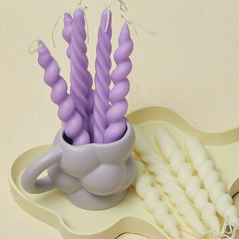 2 pc Spiral Candles