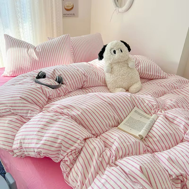 Pink Cozy Bedding Set