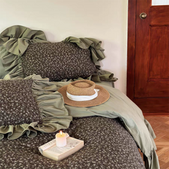 Coquette Floral Ruffle Bedding Set