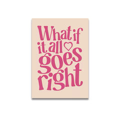 Vintage Pink Canvas Poster