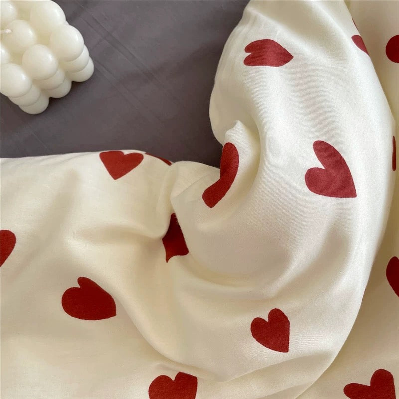 Heart Aesthetic Bedding Set