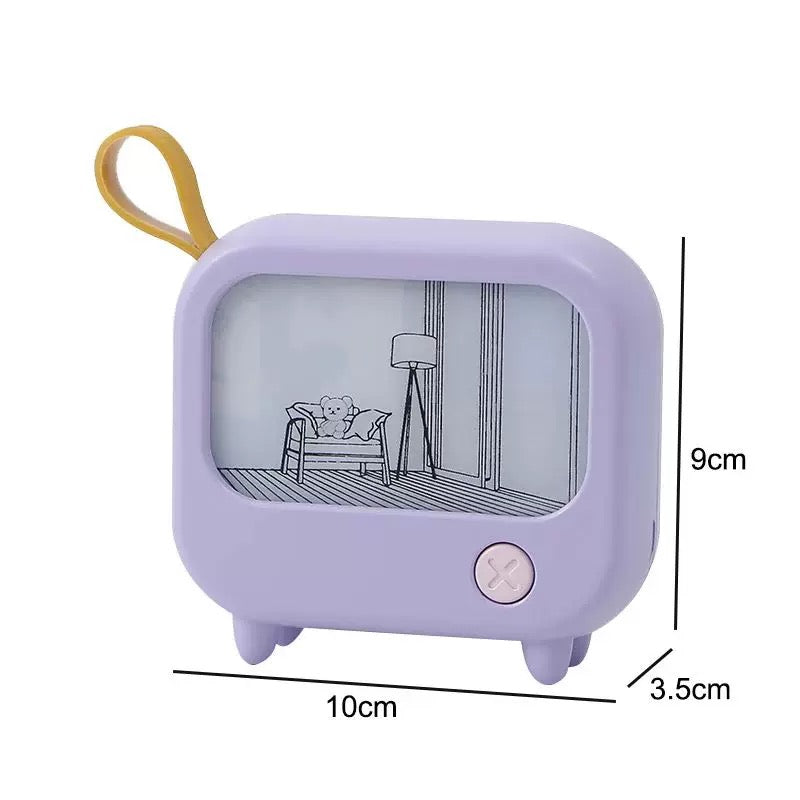 TV Painting Night Light