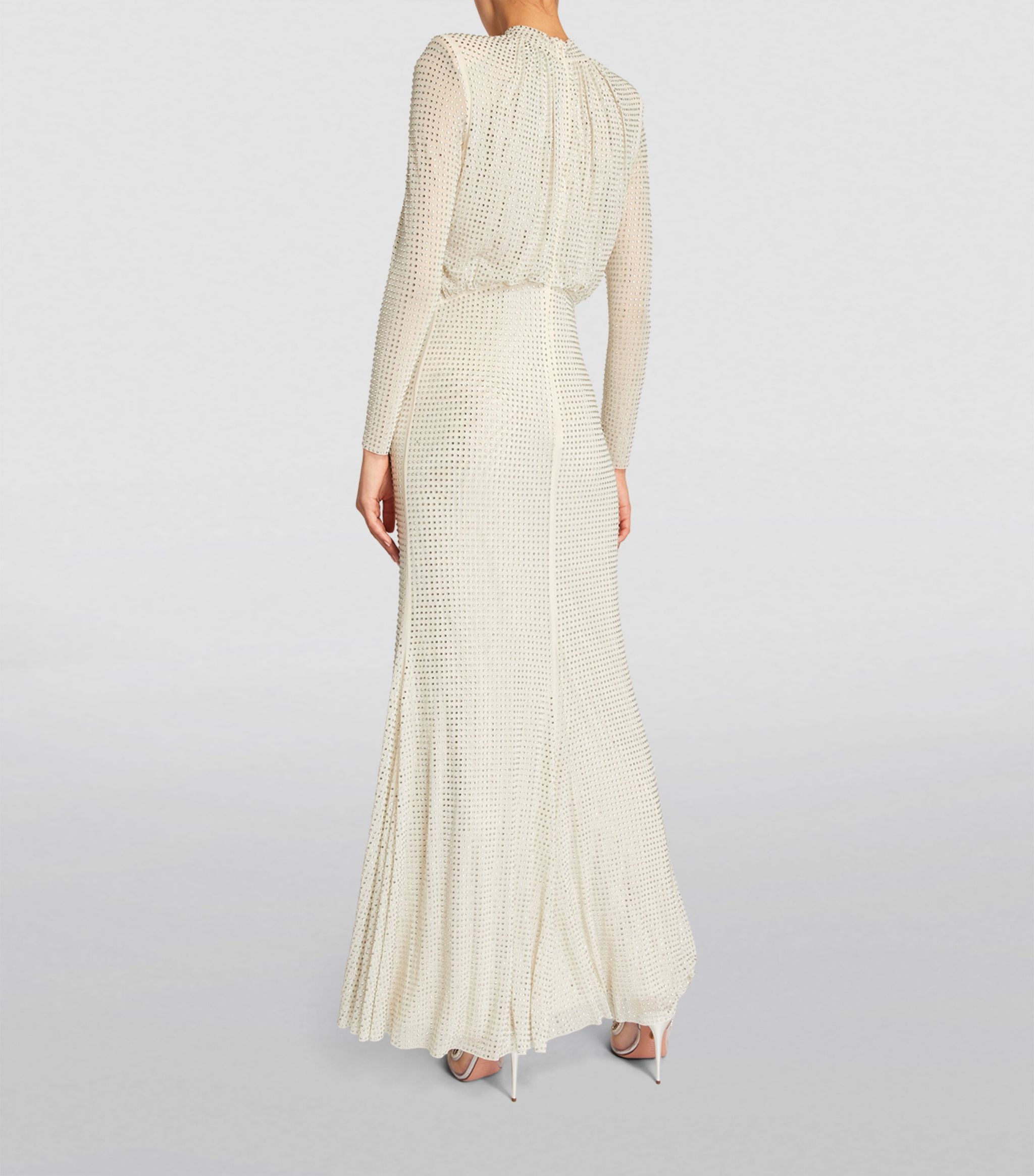 CRYSTAL-EMBELLISHED MAXI DRESS