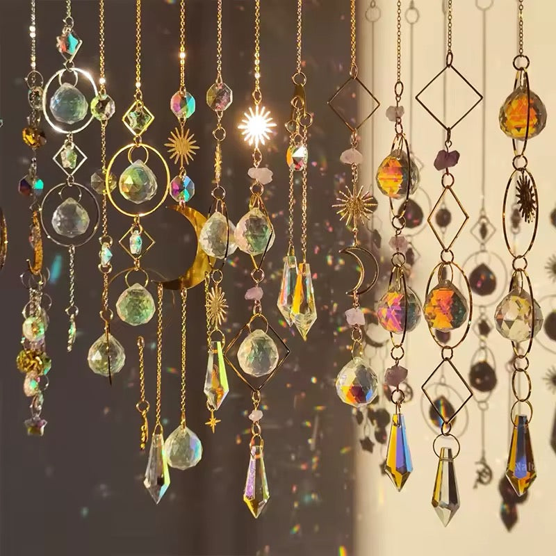 Crystal Moon Suncatcher