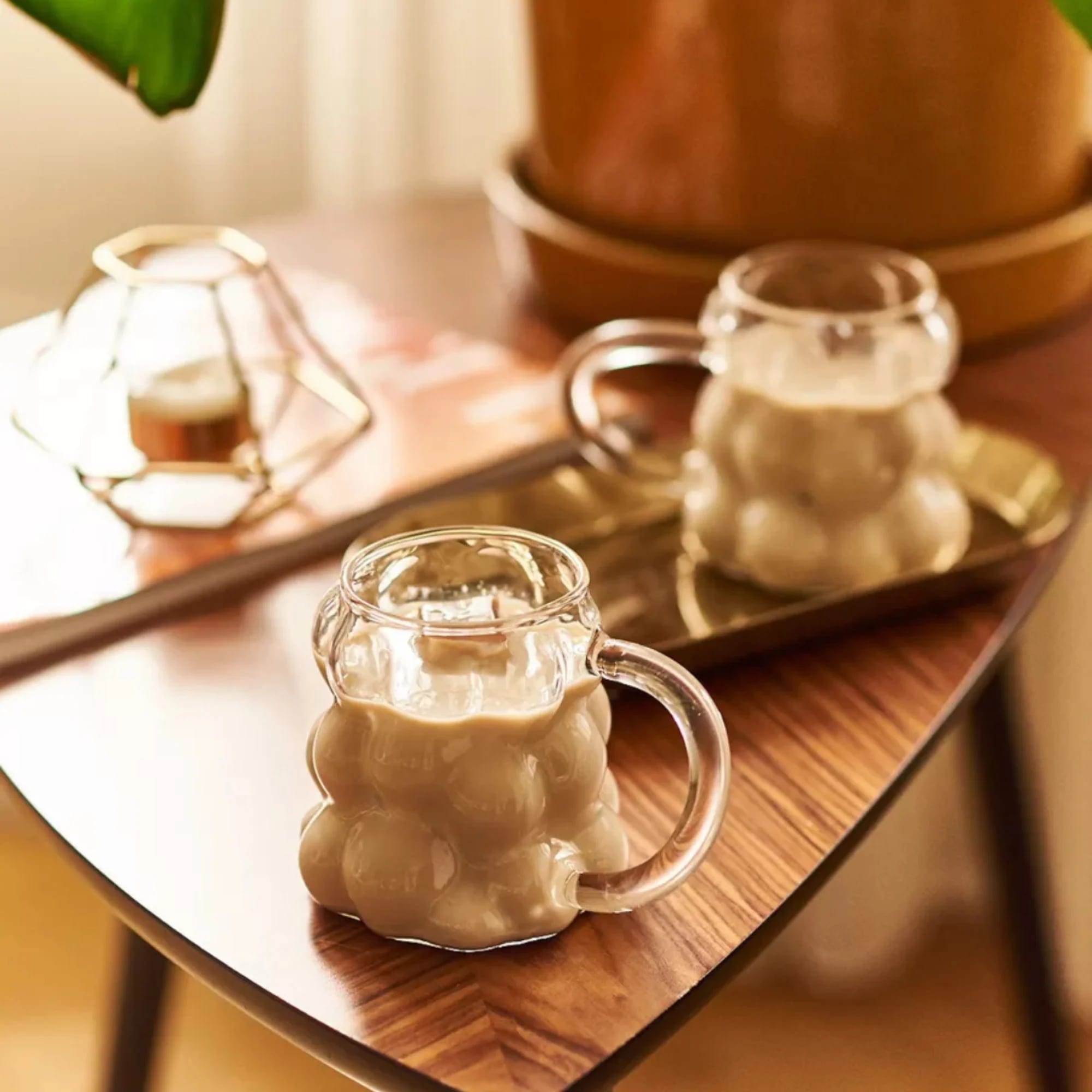 Bubble Glass Coffee Mug