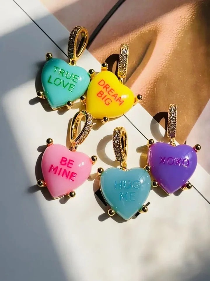 Colorful Heart Pendant