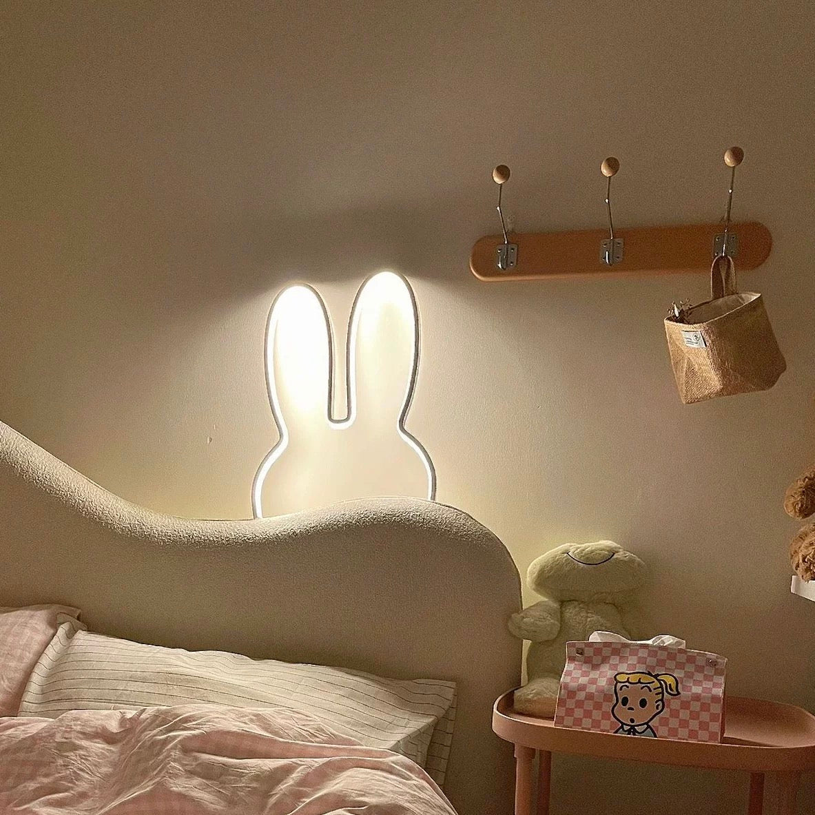 Rabbit Neon LED Night Light