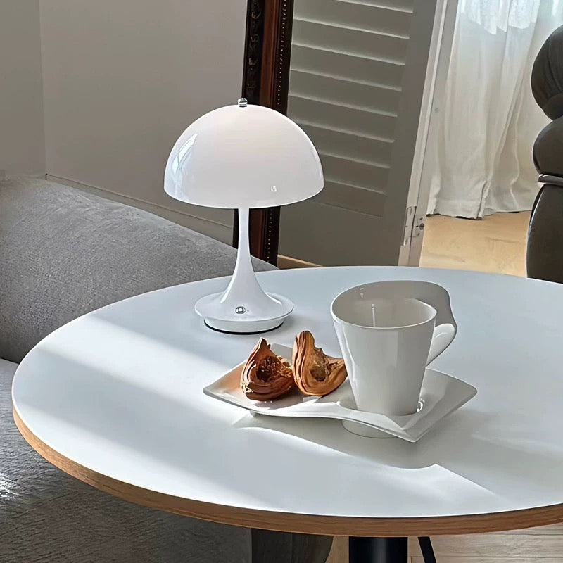 White Mushroom Desk Lamp