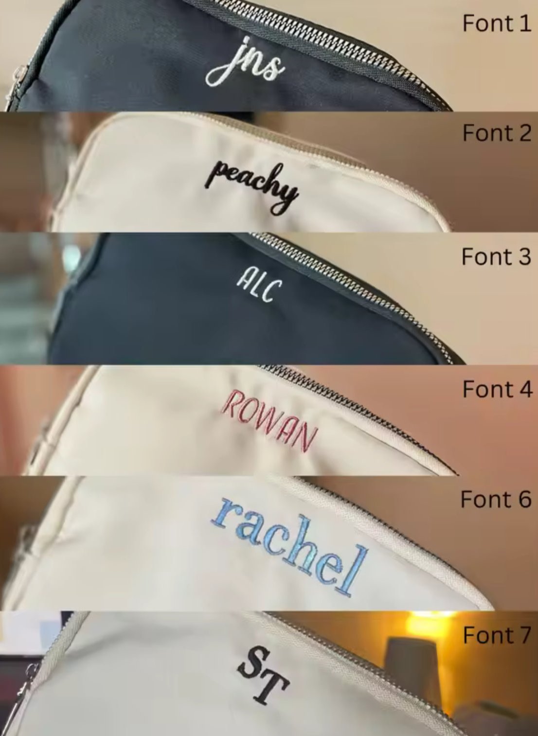 Personalized Cosmetic Bag with Name