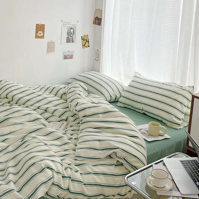 Nordic Stripe Bedding Set